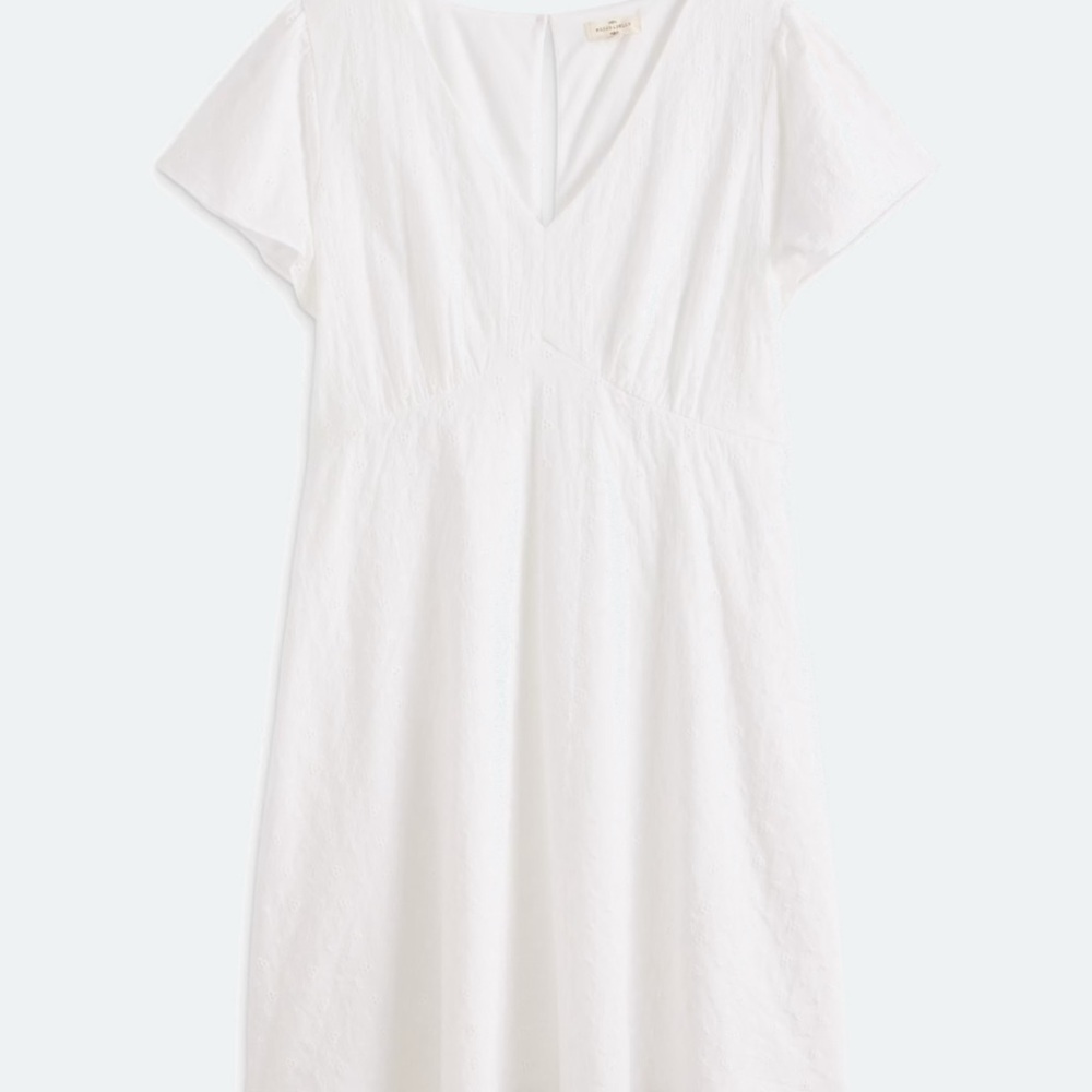 Mason & Belle Lyla Eyelet Button Detail Dress